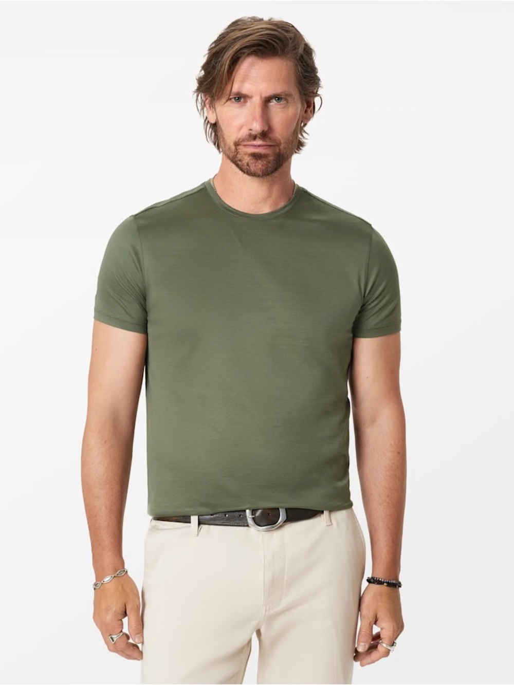 NWT John Varvatos Vero Crew Tee XL Color green